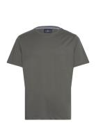 Pima Cotton Tee Tops T-shirts Short-sleeved Green Hackett London