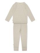 Emilio Homewear Set Pyjamasetti Pyjama Cream That's Mine