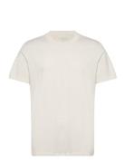 Institutional Tee Tops T-shirts Short-sleeved Cream Calvin Klein Jeans