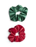 Pcnibe 2-Pack Scrunchie Accessories Hair Accessories Scrunchies Red Pi...