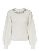 Onlelsa L/S Pullover Knt Noos Tops Knitwear Jumpers Grey ONLY