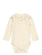 Hcbarbara - Bodysuit Bodies Long-sleeved Cream Hust & Claire