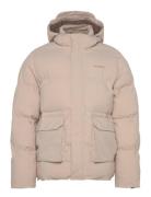 Montreal Puffer Jacket Vuorillinen Takki Topattu Takki Beige Les Deux