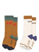 Annette Socks 2-Pack Sukat Multi/patterned Liewood