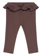 Nbfnara Nreg Pant Lil Bottoms Trousers Brown Lil'Atelier