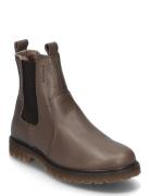 Bisgaard Neel Lamb Bootsit Nauhalliset Saapikkaat Brown Bisgaard