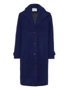 Kaanne Coat Outerwear Coats Winter Coats Blue Kaffe