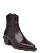 Booties Shoes Boots Ankle Boots Ankle Boots With Heel Brown Billi Bi