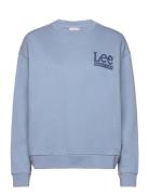 Logo Sws Tops Sweat-shirts & Hoodies Sweat-shirts Blue Lee Jeans