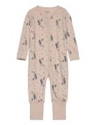 Jumpsuit Ls - Aop Jumpsuit Haalari Beige CeLaVi