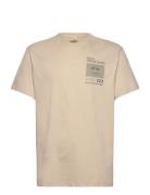 Halo B-583 T-Shirt Tops T-shirts Short-sleeved Beige HALO