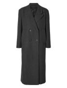 Slfjosephina Wool Coat Pitkä Takki Grey Selected Femme