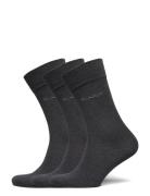 Mercerized Cotton Socks 3-Pack Underwear Socks Regular Socks Grey GANT