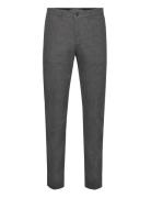 Chaze Herringb Flex Pants Bottoms Trousers Formal Grey J. Lindeberg