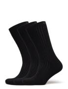 Wool Socks 2-Pack Underwear Socks Regular Socks Black Exani