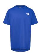 B Reaxion S/S Tee Tops T-shirts Short-sleeved Blue The North Face