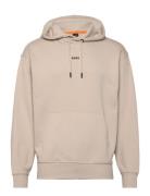 Wesmallhood Tops Sweat-shirts & Hoodies Hoodies Beige BOSS