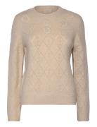 Fqstokke-Pullover Tops Knitwear Jumpers Beige FREE/QUENT