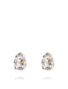 Petite Drop Stud Earring Rhodium Accessories Jewellery Earrings Studs ...