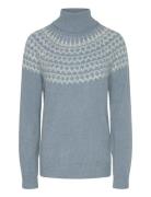 Frisabella Pu 3 Tops Knitwear Turtleneck Blue Fransa