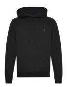 Raven Oth Hoody Tops Sweat-shirts & Hoodies Hoodies Black AllSaints