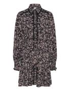 Yastilera Ls Shirt Dress S. Noos Polvipituinen Mekko Black YAS