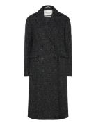 Woven Coats Outerwear Coats Winter Coats Black Marc O'Polo