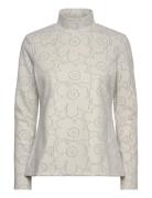 Taittuen Piirto Unikko Tops T-shirts & Tops Long-sleeved Grey Marimekk...