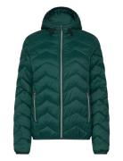 Frbapadding 1 Outerwear Vuorillinen Takki Topattu Takki Green Fransa