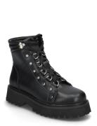 Boot Shoes Boots Ankle Boots Laced Boots Black Sofie Schnoor