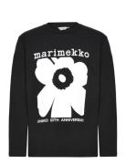 Biitti Unikko Placement Tops Sweat-shirts & Hoodies Sweat-shirts Black...