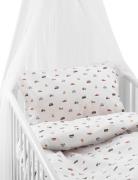 2-Dels Set John Beige Spjälsäng Home Sleep Time Bed Sets White Borganä...