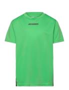 Hmlmulti Pl Jersey Kids Sport T-shirts Short-sleeved Green Hummel