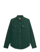 Corduroy Workwear Shirt Tops Shirts Casual Green Superdry