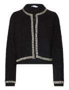 Cazadora Tricot Caprice Tops Knitwear Cardigans Black Mango