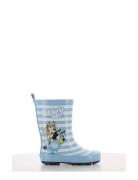 Bluey Rainboot Shoes Rubberboots High Rubberboots Blue Leomil