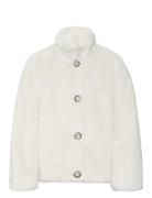 Vmsonjaeva Short Faux Fur Jacket Girl Takki White Vero Moda Girl