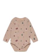 Body Ls Bodies Long-sleeved Beige Fixoni