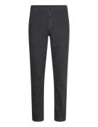 Brushed Chino Pants Bottoms Trousers Chinos Black Lindbergh