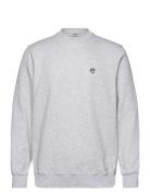 Emilio Grey Crewneck Tops Sweat-shirts & Hoodies Sweat-shirts Grey Pom...