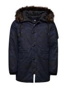 Sdx Parka Parka Takki Navy Superdry