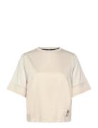 Motion Sport Mesh Tee Sport T-shirts & Tops Short-sleeved Cream 2XU