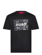 Dulive_U244 Tops T-shirts Short-sleeved Black HUGO