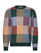 Knit Sweater Tops Knitwear Round Necks Multi/patterned Revolution