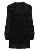 Dablon Lace Black Mini Dress Lyhyt Mekko Black ALOHAS