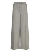 Lr-Infinity Bottoms Trousers Wide Leg Grey Levete Room