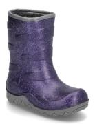 Thermal Boot - Glitter Shoes Rubberboots High Rubberboots Purple Mikk-...