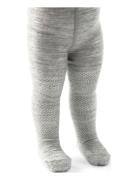 Wool Tights, Aubergine Sukkahousut Grey Smallstuff