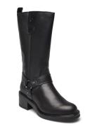 Women Boots Korkeavartiset Saapikkaat Black Tamaris