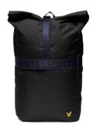 Recycled Rolltop Reppu Laukku Black Lyle & Scott